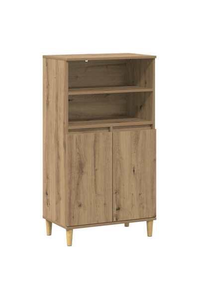 vidaxl Bufet Stejar Artizanal 60 x 36 x 110 cm Lemn prelucrat