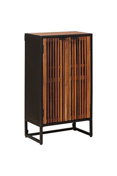 vidaxl Bufet 53 x 30 x 95 cm Lemn Mango Solid și Lemn Stratificat