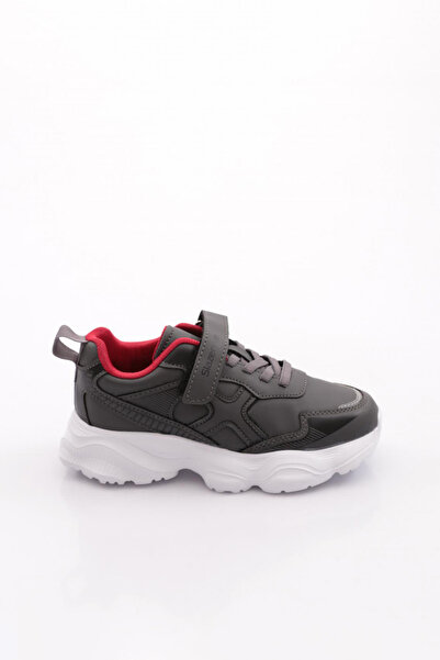 Slazenger Fiffy Unisex Kids' Velcro Dark Gray / Red Casual Sports Shoes