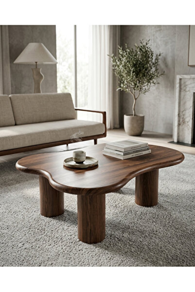 PLUS 26 Modern Contemporary Wood Coffee Table with Sleek Design