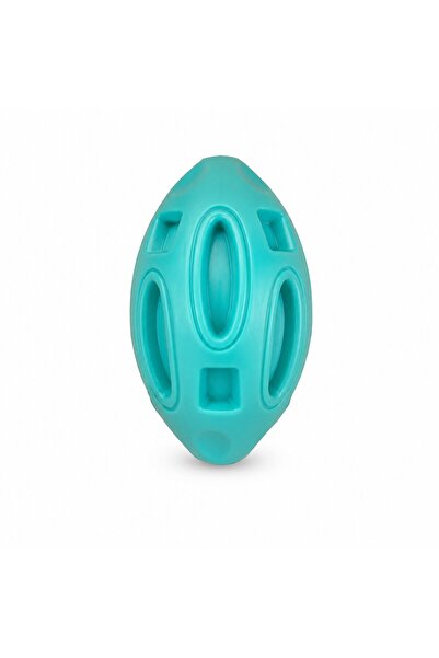 FOXMAG24 Minge de rugby de jucărie cu clopoțel pentru câini, multicoloră