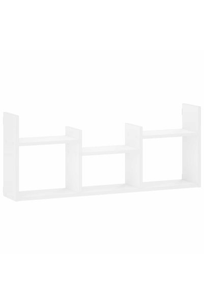 vidaxl Raft de perete Alb 97,5 x 17 x 40 cm Lemn prelucrat