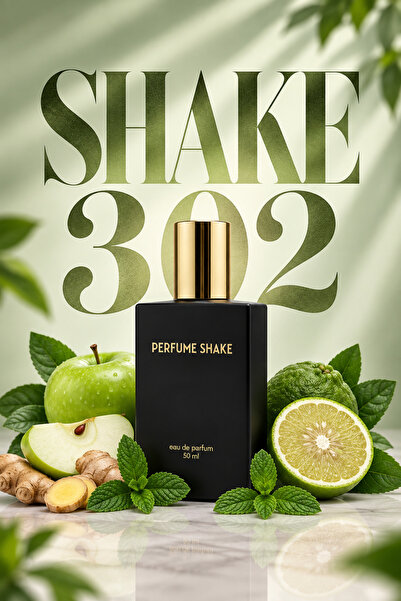 PERFUME SHAKE Shake 302 Eau de Parfum | Fresh Woody Fragrance with Apple, Ber...