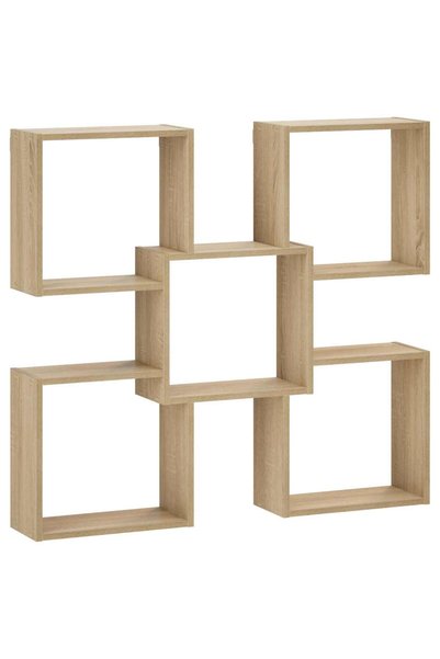 vidaxl Raft de perete Stejar Sonoma 99,5 x 17 x 91 cm Lemn prelucrat