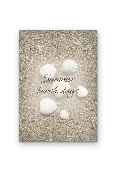 OEM Cardboard Poster Summer days at the beach, Inspirational quote, Cardboard...