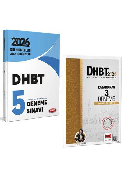 Data Yayınları Asya Tekin 2026 DHBT Din Hizmetleri Alan Bilgisi 2 li Deneme S...