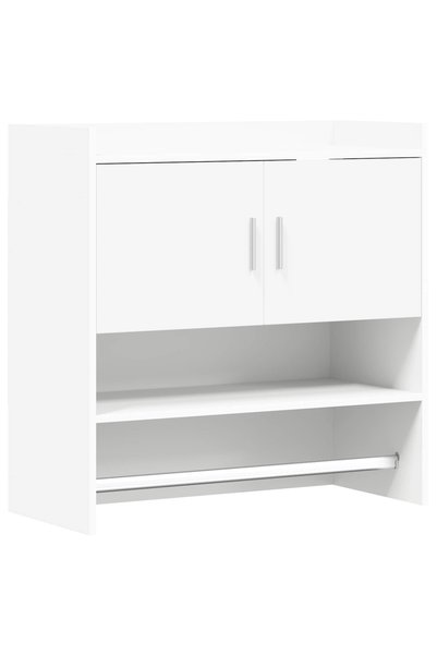 vidaxl Raft de perete Montare pe perete Alb 80 x 36 x 80 cm