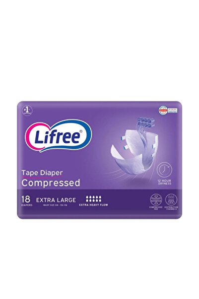 Lifree Adult Diaper Pads, Extra Large, 8 Cup Absorbency, Jumbo Pack, 18 Count
