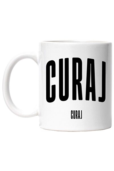 INOVATIX Cana alba personalizata,Cuvantul Curaj,Motivational,Self Help,Intele...
