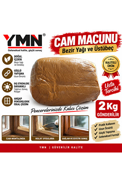 YMN Orjinal Cam Macunu Bezir Yağı ve Üstübeç 2 Kg Gönderilir
