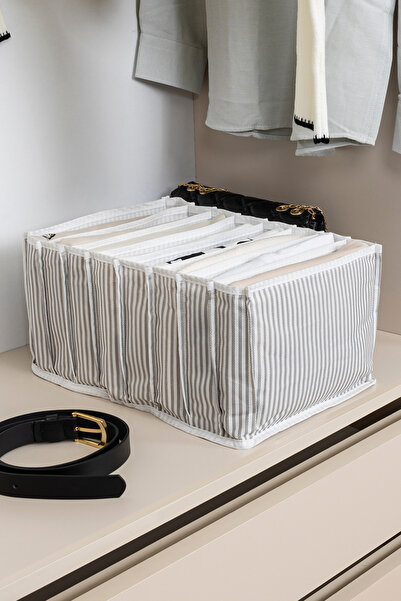 EMİLA HOME In-Cabinet Accordion Organizer with 8 Compartments & (30X39X14 cm)
