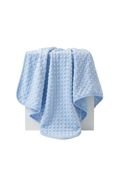 thechild baby collection بطانية أطفال منقوشة بنقش الحمص |   90 × 100 سم، ناعم...
