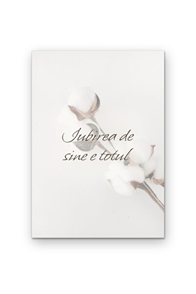 OEM Poster Carton 250g A4, Tablou Decorativ Perete cu Citat Iubirea de Sine e...
