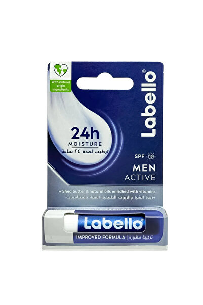 Label مرطب شفاه لابيلو للرجال بخلاصة زبدة الشيا وعامل حماية من الشمس 15، 4.8 ...