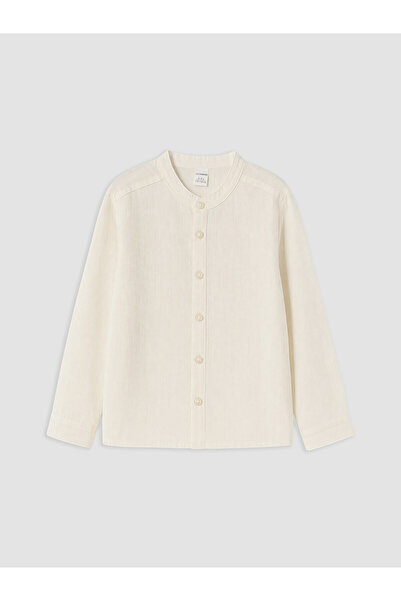 LC Waikiki Two Mt Shop Quality Beige Plain Boys' Shirt