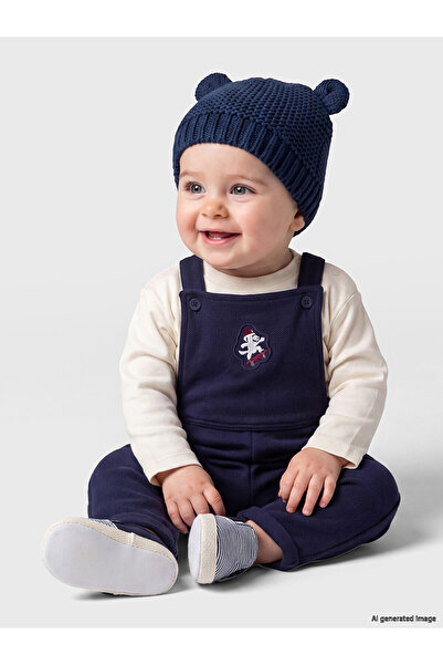 LC Waikiki Two Mt Shop Quality Lcw Baby Navy Blue Embroidered Baby Boy Salope...