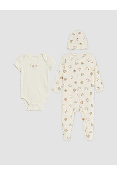 LC Waikiki Two Mt Shop Quality Lcw Baby Beige Baby Boy Hospital Set
