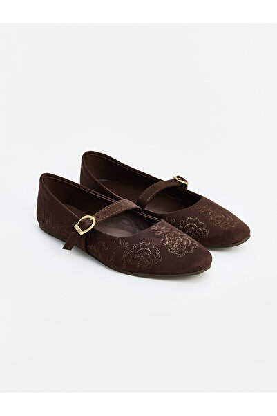 LC Waikiki Alita City Lcw Steps Brown Women's Flat Shoes with a Difference