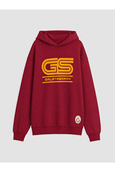 LC Waikiki Two Mt Shop Quality Lcw Kids Red Galatasaray Printed Boys' Sweatshirt