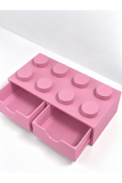 BLOK Double Çift Çekmeceli Modüler Masaüstü Organizer – Kreş, Ofis ve Çalışma Alanları İçin Organizer