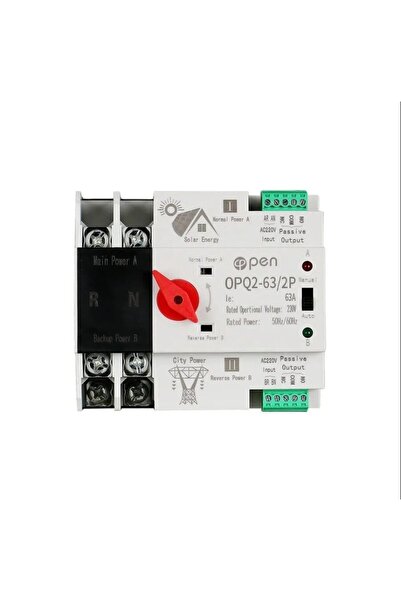 open Comutator Automat Panouri Fotovoltaice 125A ATS – Transfer Surse Energie...