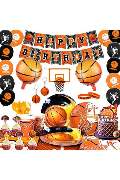 Generic 160pcs Basketball Birthday Decorations, Basketball Party Supplies