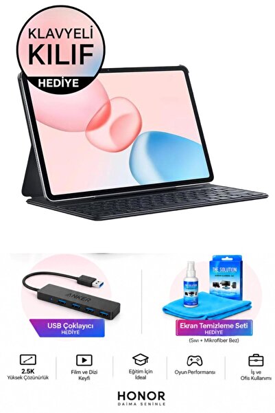 HONOR 10 12.1 İnç 120Hz Büyük Ekranlı 8GB 256GB Tablet Oyun Film İş ve Günlük...
