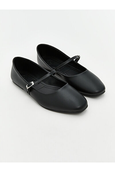 LC Waikiki Alita City Lcw Steps Black Women's Ballet Flats with a Difference