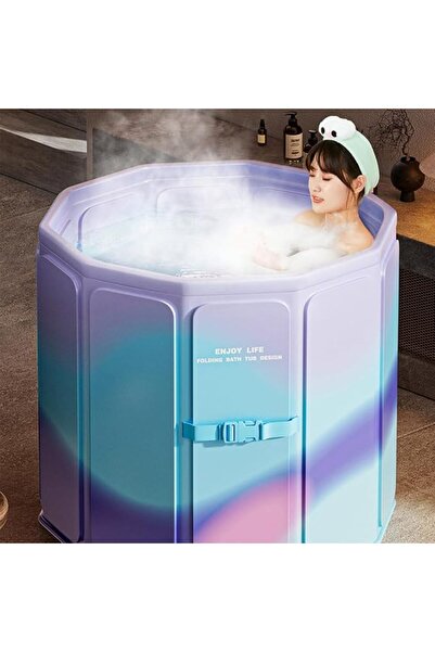 Skin Generics FMQSHOP Athlete Large Ice Bath,Portable Bathtub 70x66cm Quick O...