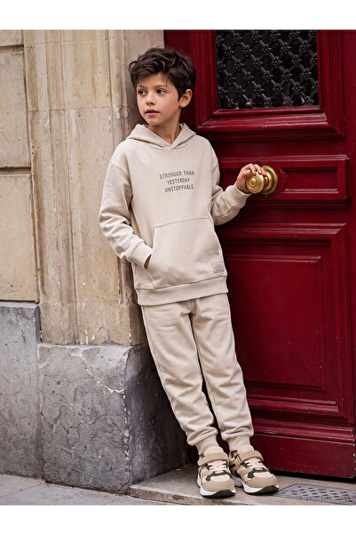 LC Waikiki Two Mt Shop Quality Lcw Steps Beige Boys' Sneaker