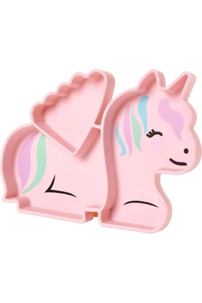 meliinista Melii Silicone Divided Plate - Unicorn