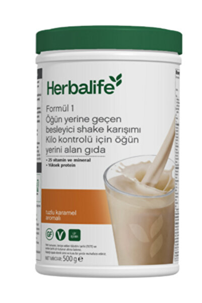 Herbalife Formül 1 Besleyici Shake Karışımı Tuzlu Karamel Aromalı 500 g