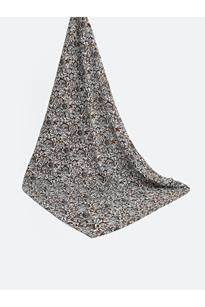 LC Waikiki Lcw Accessories Brown Floral Women's Shawl with Nevavm Difference