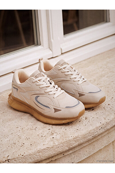 LC Waikiki Two Mt Shop Quality Lcw Steps Beige Boys' Sneaker