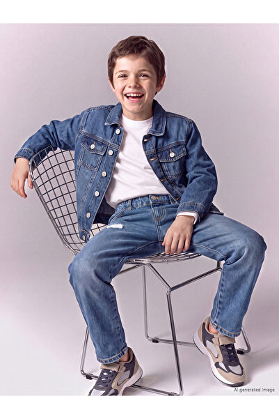 LC Waikiki Peak New Season Indigo Loose Fit Boys' Jean Pants