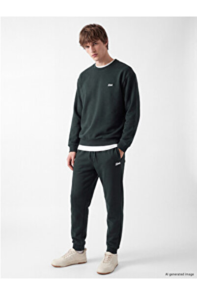 LC Waikiki Green Regular Fit Men's Jogger Sweatpants