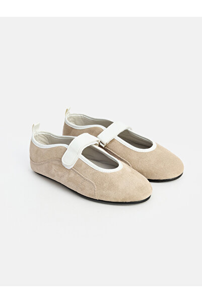 LC Waikiki Alita City Lcw Steps Beige Women's Flat Shoes with a Difference