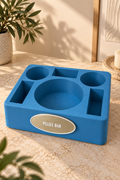 PELIUS Organizer, Over-Sofa Snack Tray – Chips, Drinks, Phone Holder, Multi-Purpose Snack Bar, Coffee Table