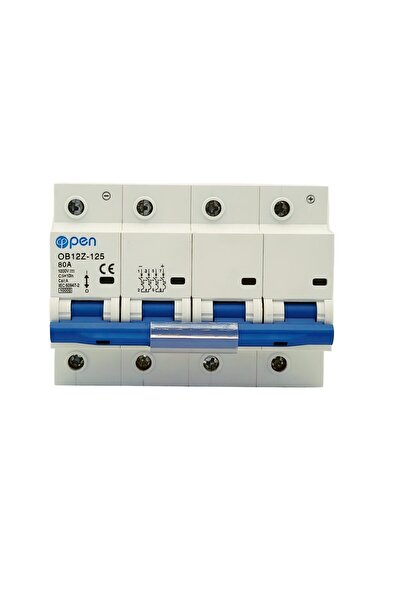 open Siguranță automată 80A 4 poli DC 1000V – Curbă C, IEC 60947-2