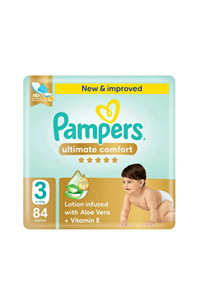 Pampers Premium Care Diapers Size 3 Weight 6-10 kg 84 Diapers