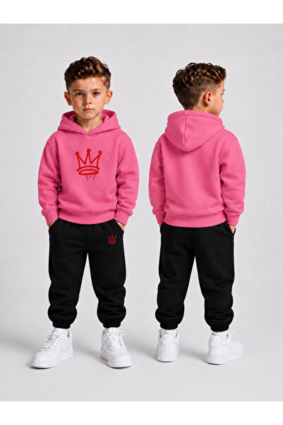 LORVEX Men's Hooded Tracksuit Set – Printed Hoodie Sweatshirt and Sweatpants ...