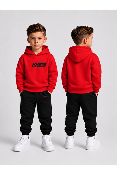 LORVEX Men's Hooded Tracksuit Set – Printed Hoodie Sweatshirt and Sweatpants ...