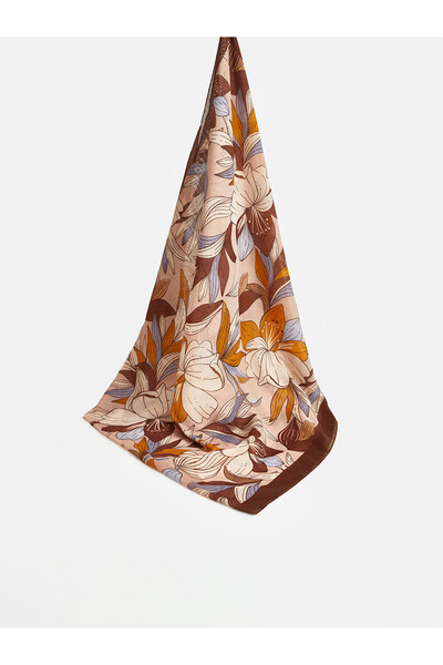 LC Waikiki Lcw Modest Mixed Floral Women's Shawl with Nevavm Difference