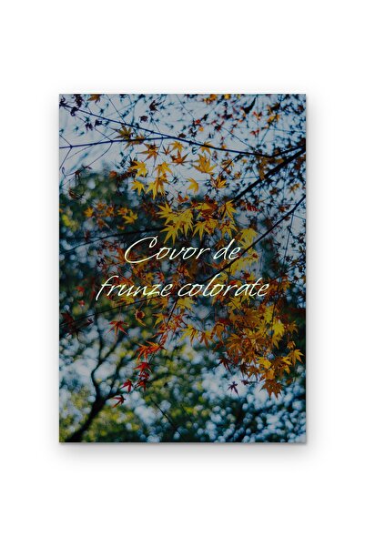 OEM Poster Carton 250g A4 Arta de Perete Citat Covor de Frunze Colorate, Deco...