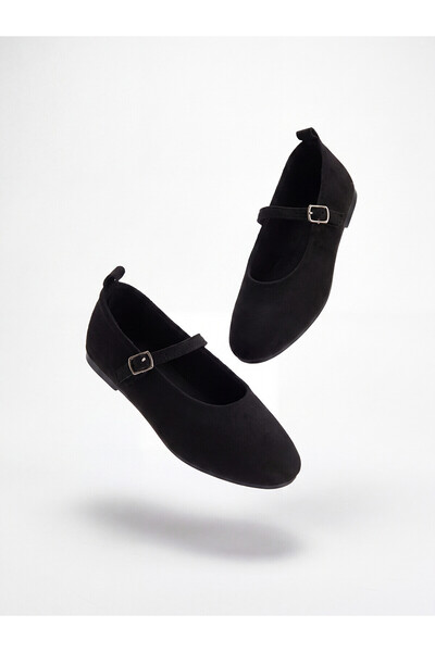 LC Waikiki Two Mt Shop Quality Lcw Steps Black Girls' Ballet Flats