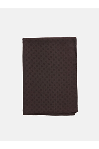 LC Waikiki Lcw Modest Brown Voile Polka Dot Women's Shawl with Nevavm Difference