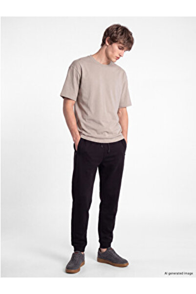 LC Waikiki Black Regular Fit Men's Jogger Sweatpants