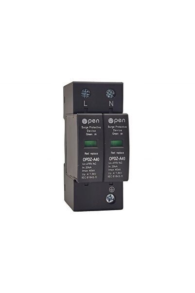 open Descărcător de Supratensiune 275 VAC – Protecție Electrică AC – Montaj Ș...