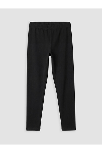 LC Waikiki Lcw Kids Black Girl Leggings with Nevavm Difference