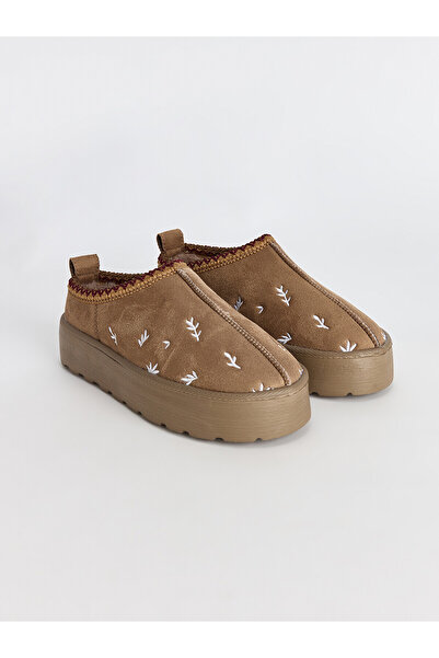 LC Waikiki Alita City Lcw Steps Brown Women's House Slippers with a Difference